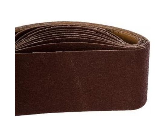 Лента абразивная бесконечная (10 шт; 75x457 мм; P 100) MATRIX 74217 – изображение 2