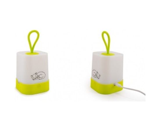 Фонарь ЯРКИЙ ЛУЧ LT-6 Барсик, желто-зеленый, аккум. мини-кемпинг, 3 режима+RGB 4606400106197 – изображение 2