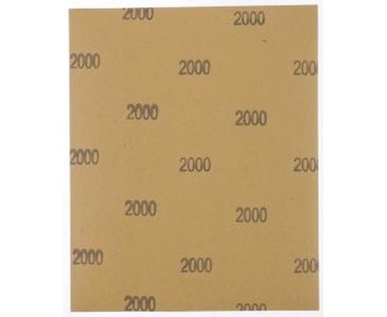 Лист шлифовальный на бумажной основе, водостойкий (10 шт; 230x280 мм; P 2000) MATRIX 75629 – изображение 3