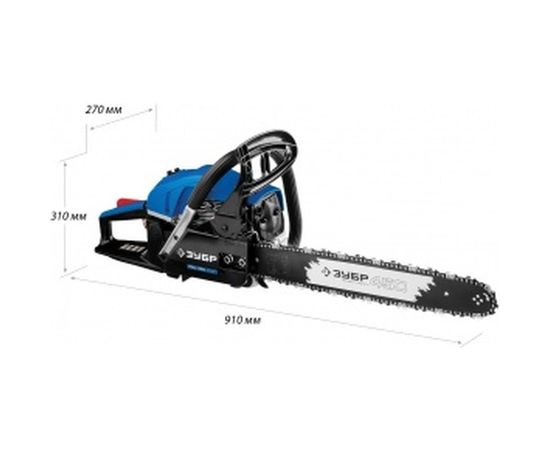 Бензопила Зубр ПБЦ-490 45ДП – изображение 3