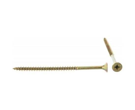 Саморез Стройметиз 4,5х80 универсальный, желтый цинк уп. 60 шт. 2141315 