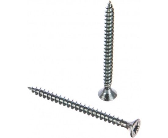 Саморез Стройметиз 3,5х45 универсальный, белый цинк уп. 200 шт. 2150485 