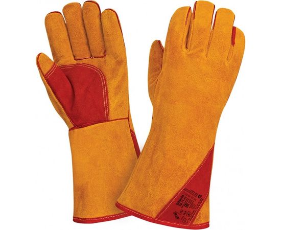 Утепленные краги сварщика 2Hands швы Kevlar Т9-11-ru Siberia 