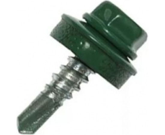 Кровельный саморез Стройметиз 5,5х19 зеленый мох RAL 6005 уп. 300 шт. 2130216 