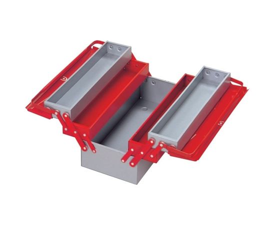 Раскладной ящик для инструментов металлический 190х420х200 5 секций IZELTAS 8420336205 