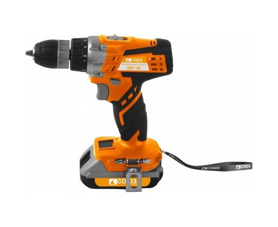 Аккумуляторная дрель-шуруповерт СОЮЗ ДШС-18К 