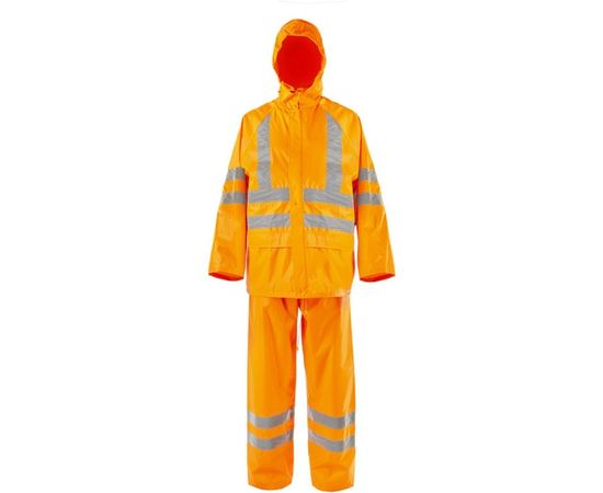 Влагозащитный костюм 2Hands повышенной видимости, оранжевый, L KP1HV 
