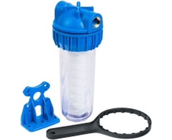 Колба фильтра для воды Unipump 5 CFC-5K резьба 1, с картриджем NT-5 55051 