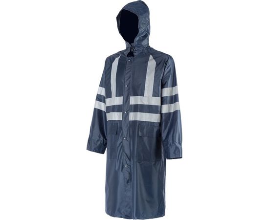 Влагозащитный плащ повышенной видимости 2Hands цвет синий, р-р 4XL РP1HV – изображение 7