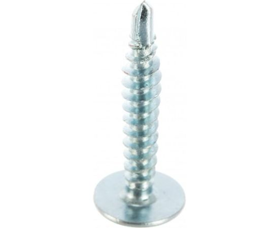 Саморез Стройметиз 4,2х25 металл-металл с прессшайбой, сверло, цинк уп. 200 шт. 2060084 – изображение 2