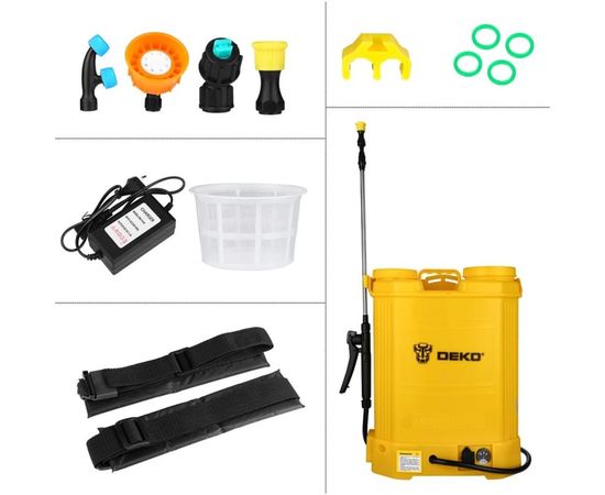 Садовый аккумуляторный опрыскиватель DEKO DKSP10 16 л 065-0942 – изображение 7