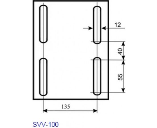 Тиски с высокими губками Proma SVV-100 25000194 – изображение 3