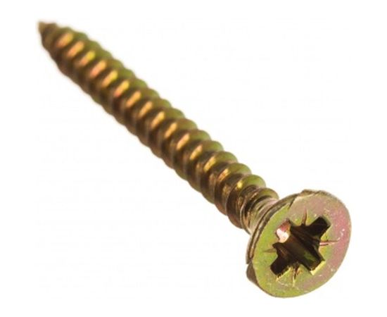 Саморез Стройметиз 4,0х40 универсальный, желтый цинк уп. 200 шт. 2140675 – изображение 2