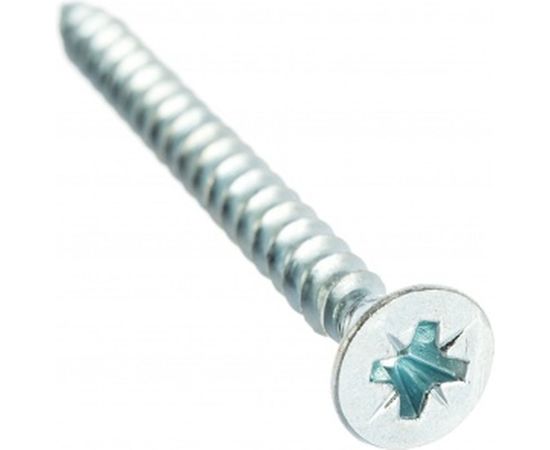 Саморез Стройметиз 4,5х50 универсальный, белый цинк уп. 200 шт. 2151285 – изображение 3