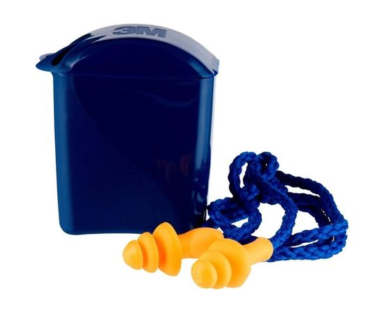 Противошумные многоразовые вкладыши со шнурком 3М, в пластиковом контейнере 7100180079 – изображение 5