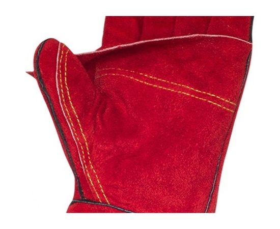 Усиленные краги сварщика 2Hands р-р 10,5, спилок КРС/хлопок, лен T2 – изображение 3