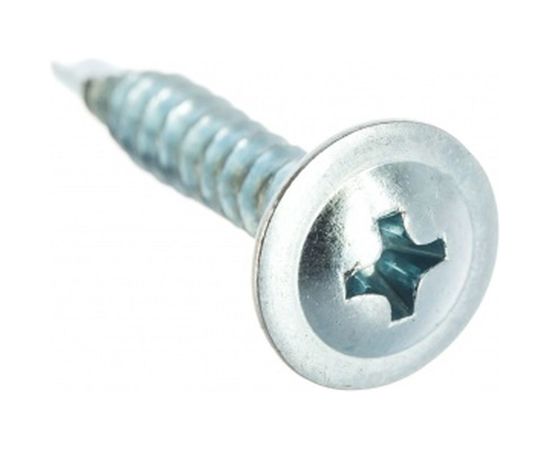 Саморез Стройметиз 4,2х25 металл-металл с прессшайбой, сверло, цинк уп. 200 шт. 2060084 – изображение 3