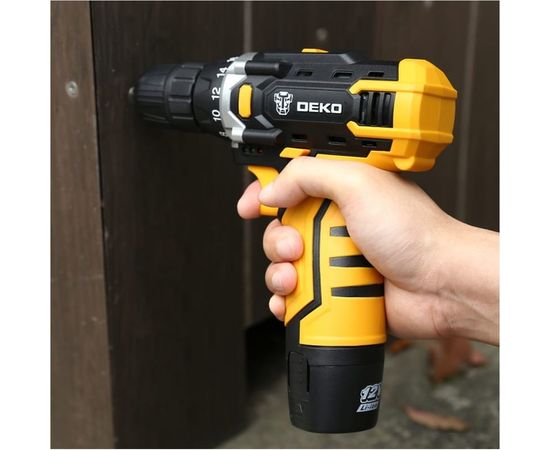 Аккумуляторная дрель-шуруповерт DEKO DKCD12FU-Li SET3 063-4173 – изображение 4