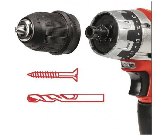 Аккумуляторная дрель Einhell TC-CD 12 Li 4513206 – изображение 7