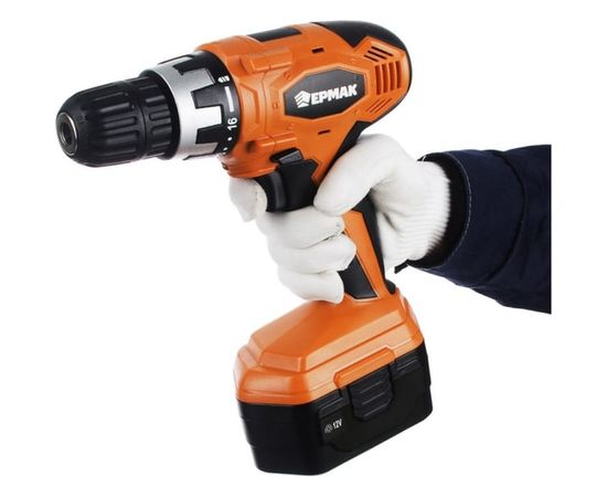 Аккумуляторная дрель-шуруповерт ЕРМАК ДША 12 646-212 – изображение 5