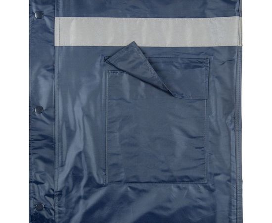 Влагозащитный плащ повышенной видимости 2Hands цвет синий, р-р 4XL РP1HV – изображение 3