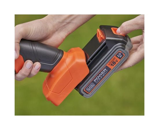 Аккумуляторный кусторез Black&Decker 18 В, Li-Ion, 2.0 А*ч BCSS18D1-QW – изображение 2