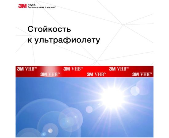 Двусторонняя термостойкая монтажная клейкая лента 3M VHB GPH 110 12 мм х 2 м 4607166909114 – изображение 12