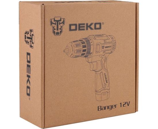Аккумуляторная дрель-шуруповерт DEKO Banger 12V SET 1 063-4129 – изображение 2
