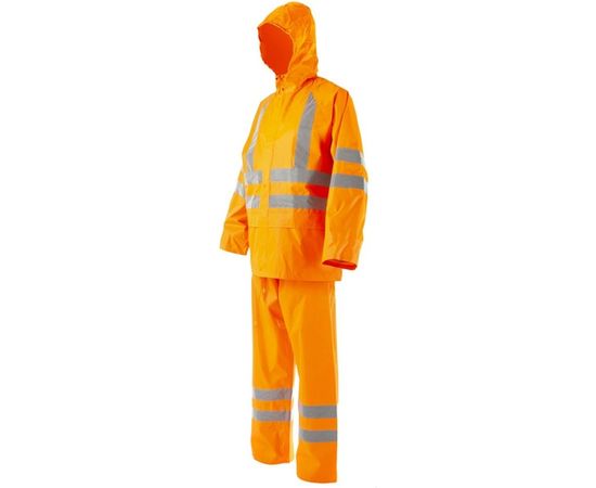 Влагозащитный костюм 2Hands повышенной видимости, оранжевый, L KP1HV – изображение 8