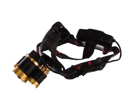 Аккумуляторный налобный фонарь Ultraflash E1333 3,7В, золото/черный 13903 