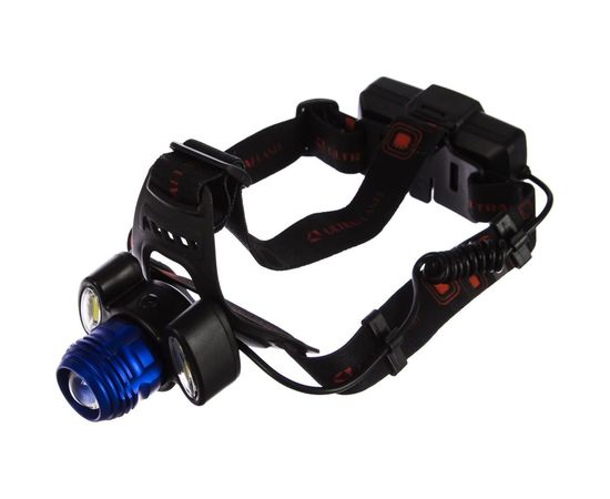 Аккумуляторный налобный фонарь Ultraflash E1334 3,7В, синий/черный 13904 