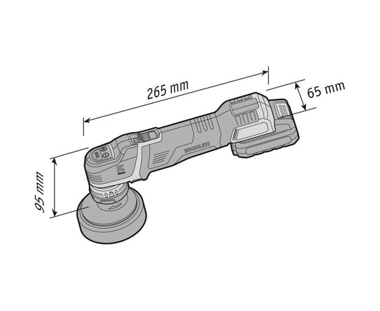 Умная аккумуляторная полировальная машина FLEX PXE 80 10.8-EC/2.5 Set 418102 – изображение 10