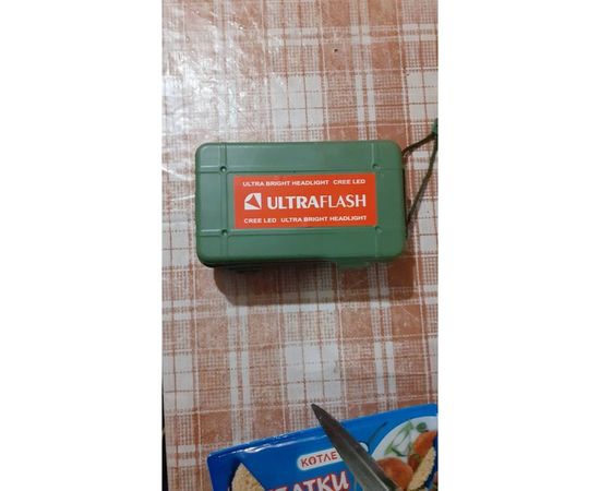 Налобный аккумуляторный фонарь Ultraflash E150 220В, черный, CREE 3Вт, фокус, 2 аккум. 18650, 3 режима 12188 – изображение 3