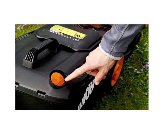 Аккумуляторная газонокосилка WORX 40В, 2х2.5 Ач, двойное ЗУ 2x2A WG779E – изображение 4