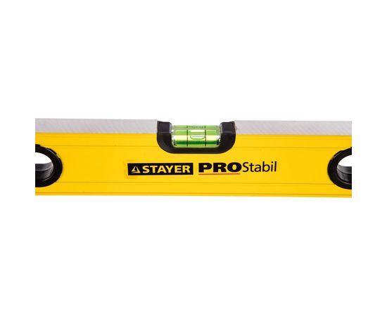 Профессиональный усиленный коробчатый уровень, 2 фрезерованные поверхности, 3 ампулы, 1 поворотная, ручки, 80см Stayer PROSTABIL 3471-080_z01 – изображение 8