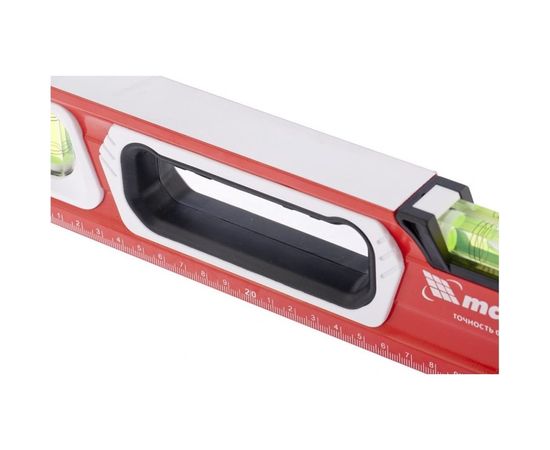 Алюминиевый магнитный фрезерованный уровень MATRIX 3 глазка, 800 мм 34732 – изображение 13