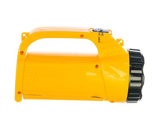 Аккумуляторный фонарь Ultraflash LED3819CSM 220В желтый, 9 LED + 12 SMD LED, 2 режима, SLA, коробка 12860 – изображение 4