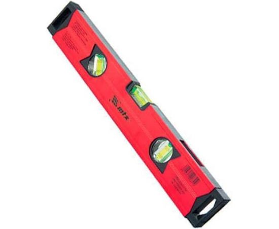 Алюминиевый магнитный уровень 1200 мм, фрезерованный, 3 глазка , усиленный MATRIX 34712 – изображение 4