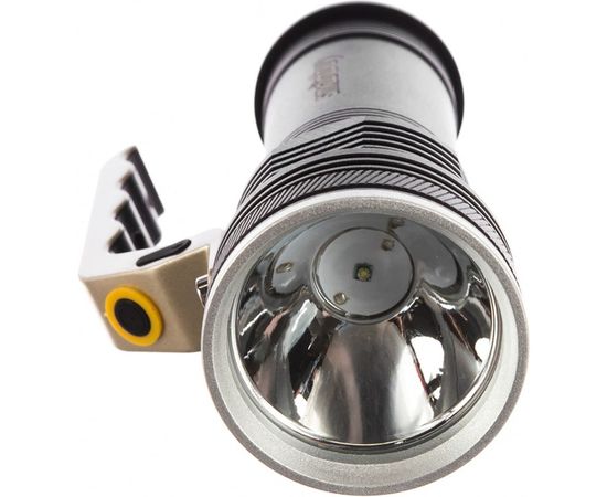 Аккумуляторный светодиодный фонарь Smartbuy CREE T6 10Вт, металлический с ручкой, IP54 SBF-30-H – изображение 3