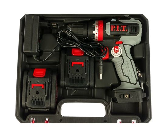 Бесщеточная дрель-шуруповерт P.I.T. PID03002-16M2/BL – изображение 3