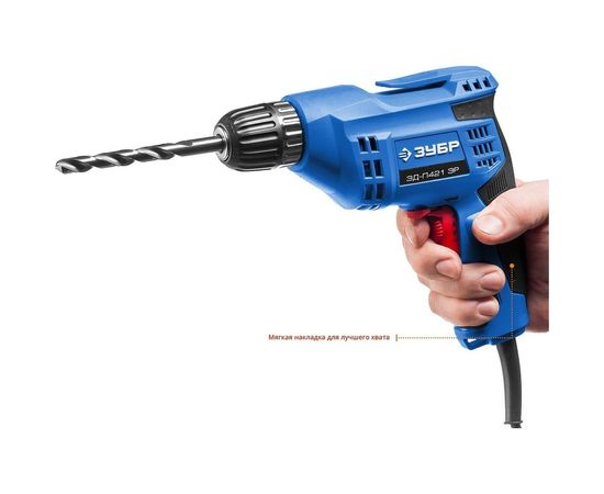 Дрель ЗУБР ПРОФЕССИОНАЛ ЗД-П421 ЭР – изображение 4