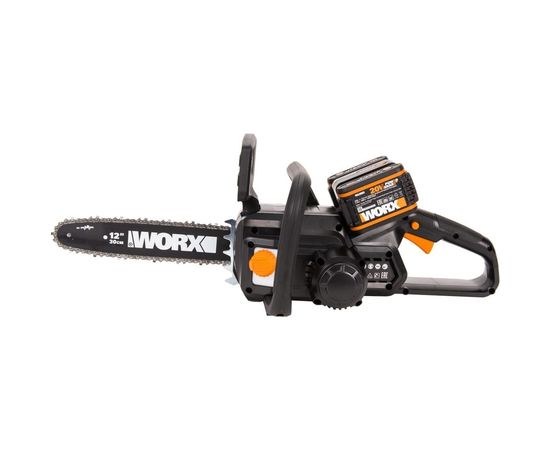 Бесщеточная цепная аккумуляторная пила WORX ChainSaw 40 В, 2х2.0 А*ч, двойное ЗУ WG381E – изображение 9