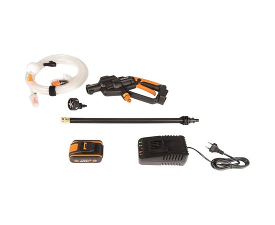 Аккумуляторная мойка высокого давления WORX 20В, 1 АКБ 2 А*ч и ЗУ WG620E – изображение 3