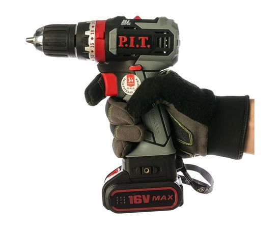 Бесщеточная дрель-шуруповерт P.I.T. PID03002-16M2/BL – изображение 2