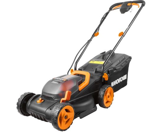 Аккумуляторная газонокосилка WORX 40В, 2х2.5 Ач, двойное ЗУ 2x2A WG779E – изображение 10