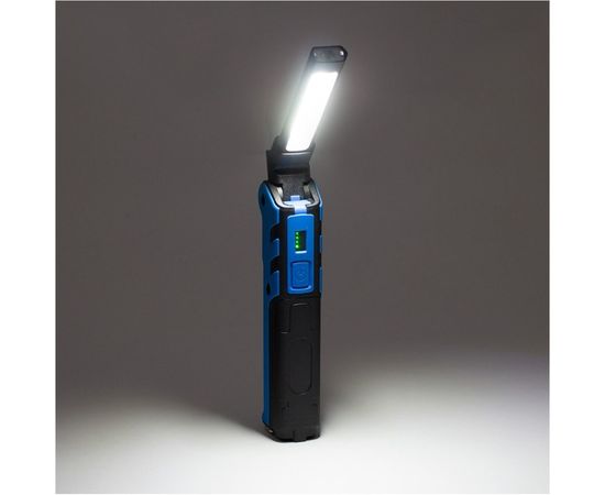 Ручной светодиодный аккумуляторный фонарь 5W COB + 3W LED, магнит, DolleX FIS-19 – изображение 6