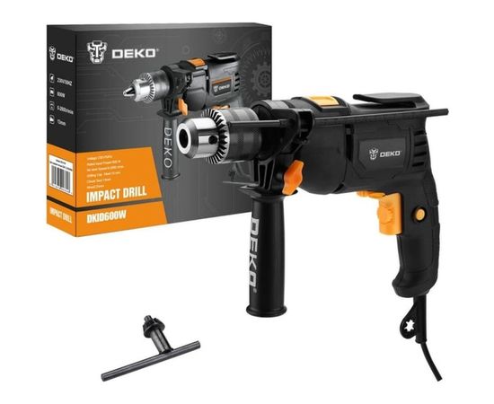 Ударная сетевая дрель DEKO DKID600W063-4154 – изображение 7