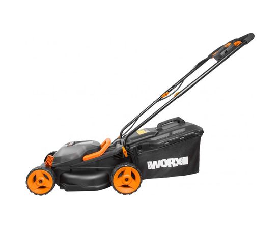 Аккумуляторная газонокосилка WORX 40В, 2х2.5 Ач, двойное ЗУ 2x2A WG779E – изображение 11