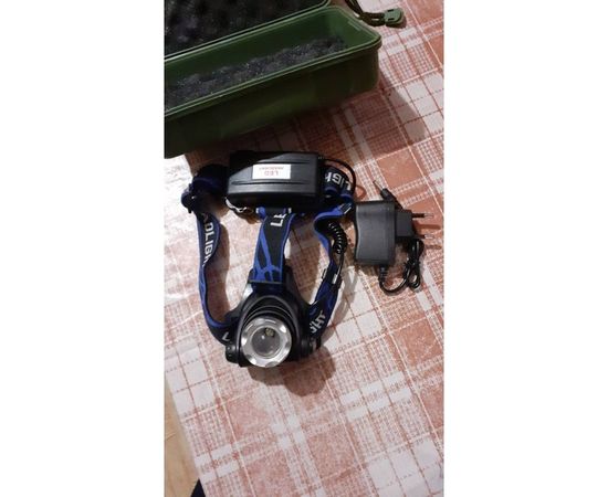 Налобный аккумуляторный фонарь Ultraflash E150 220В, черный, CREE 3Вт, фокус, 2 аккум. 18650, 3 режима 12188 – изображение 12