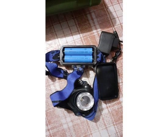 Налобный аккумуляторный фонарь Ultraflash E150 220В, черный, CREE 3Вт, фокус, 2 аккум. 18650, 3 режима 12188 – изображение 11